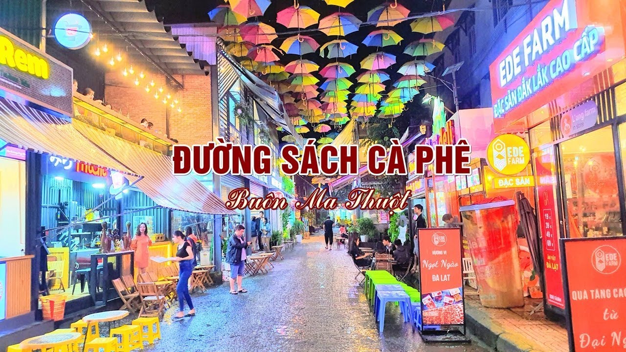 Đường sách cà phê buôn ma thuột