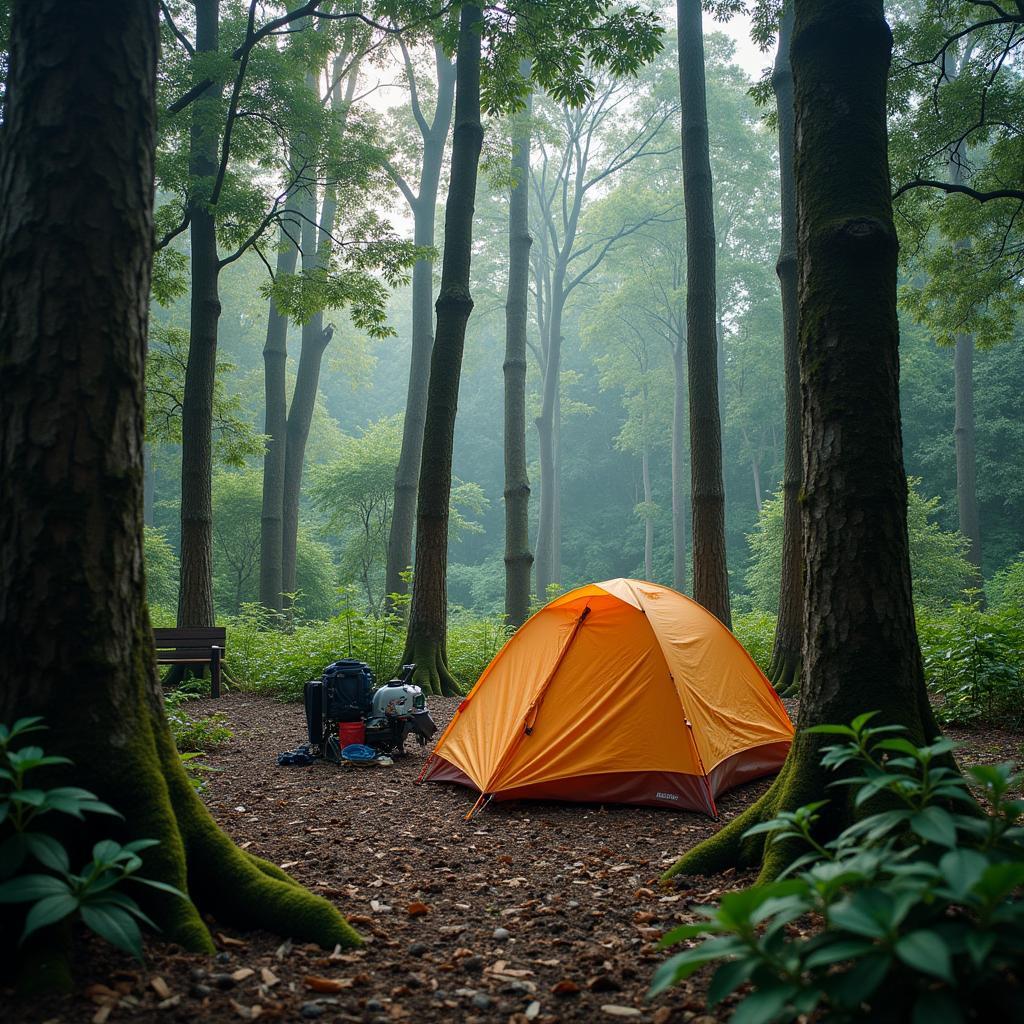 Trải nghiệm cắm trại giữa thiên nhiên hoang sơ tại rừng đặc dụng Nam Ka, Đắk Lắk
